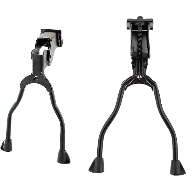 Abo ElGoukh & Maxlerz® Dual-Leg Central Bicycle Kickstand for 26” & 29” Bikes – Heavy-Duty Metal Construction, Enhanced Stability, Anti-Vibration Design, Ideal for MTB, Hybrid & Touring Bicycles - Image 2